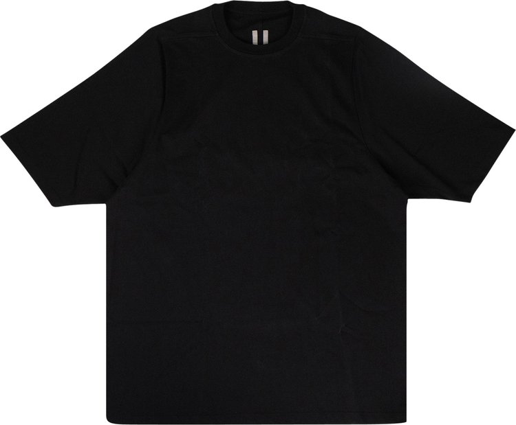 Rick Owens Knit Oversize Long Short Sleeve T Shirt Black