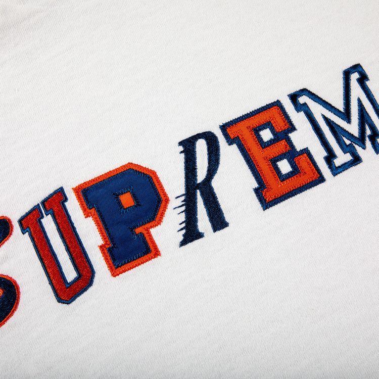Supreme Collage Logo Short Sleeve Top White