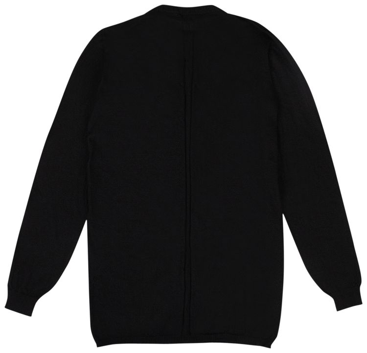 Rick Owens Cashmere Knit Crew Neck Sweater Black