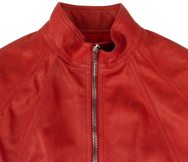 Buy Rick Owens Calf Leather Intarsia Jacket 