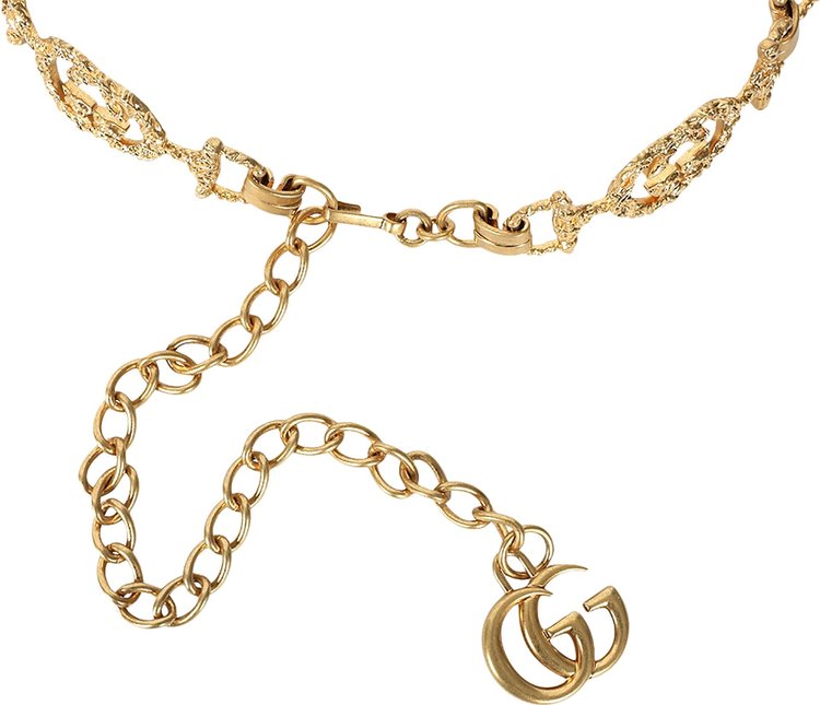 Gucci Horsebit Chain Belt Gold