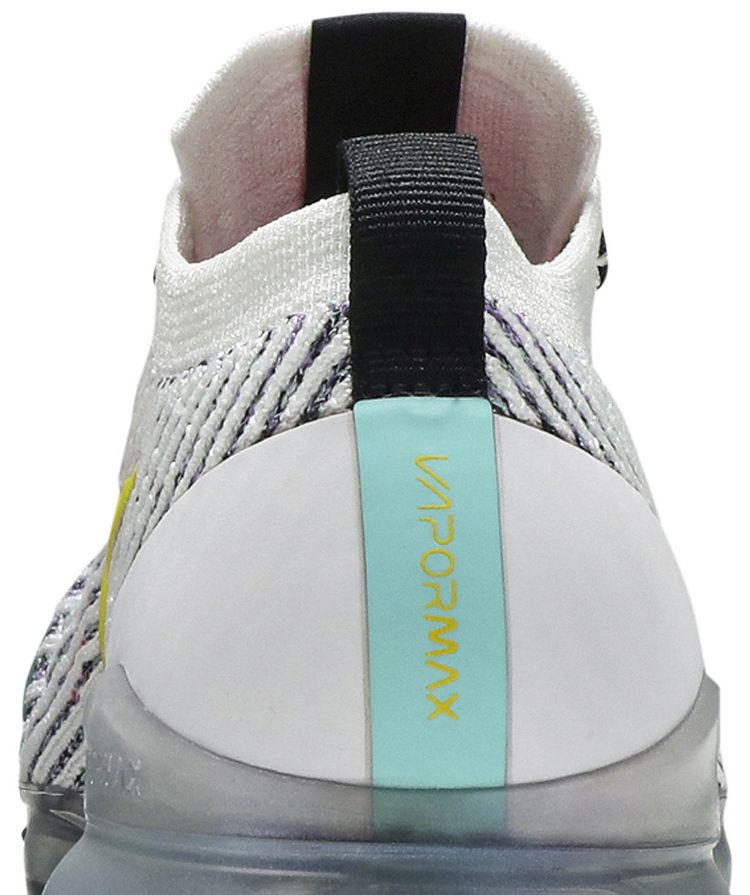 Nike Air VaporMax Flyknit 3 White Dynamic Yellow