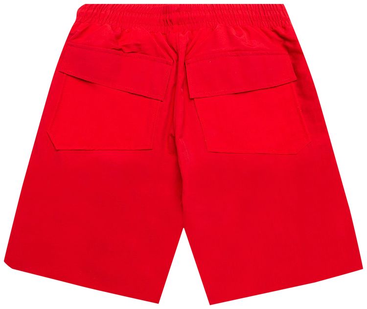 Rhude Logo Shorts Red