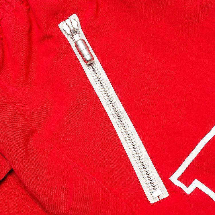 Rhude Logo Shorts Red