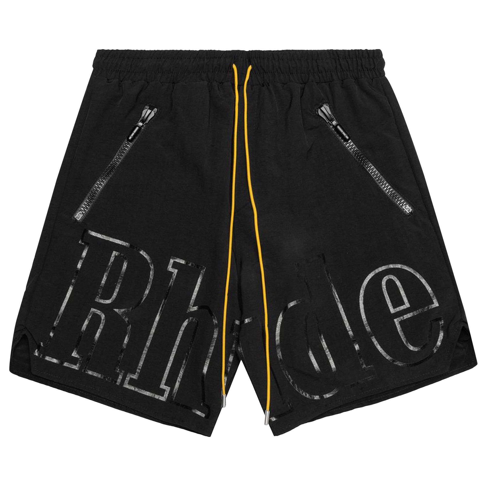 Buy Rhude Logo Shorts Black 08PF20052 GOAT
