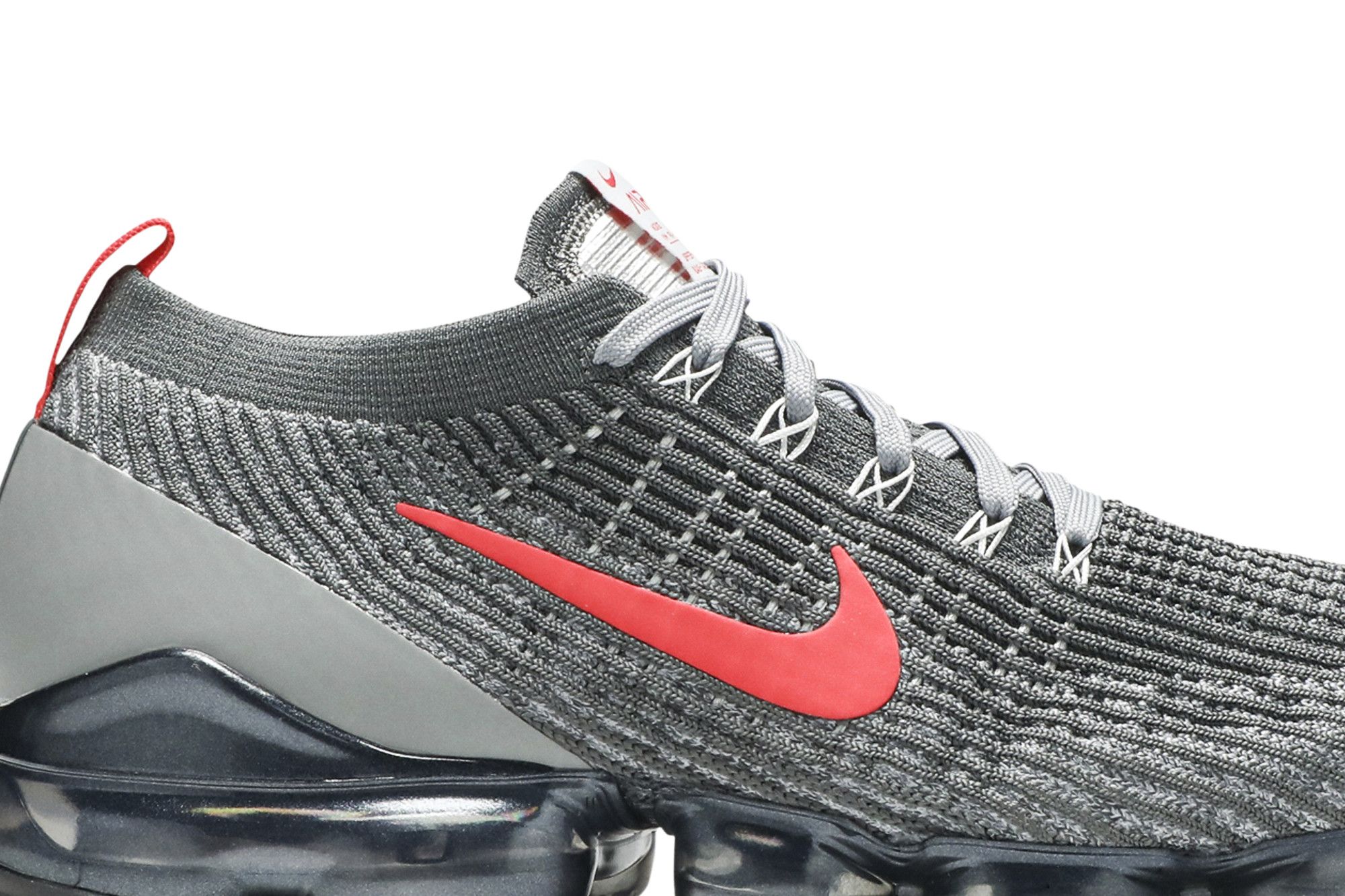 Nike vapormax grey and red online