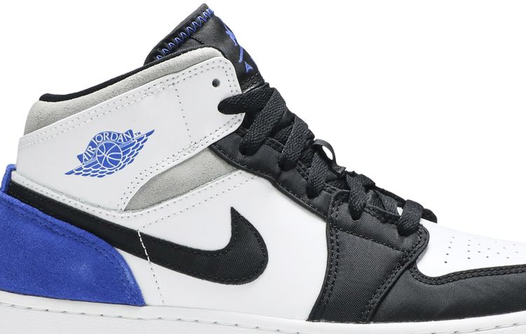 Air Jordan 1 Mid SE GS Royal Black Toe