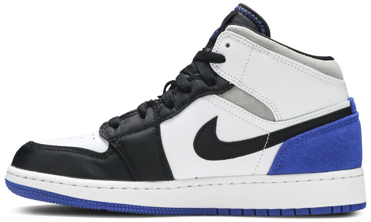 Air Jordan 1 Mid SE GS Royal Black Toe