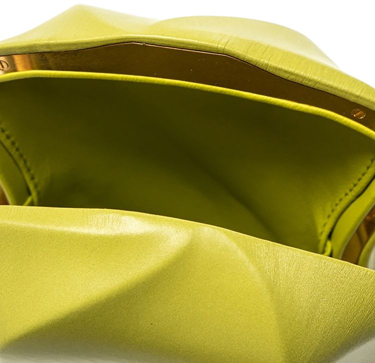 Bottega Veneta Whirl Clutch KiwiGold