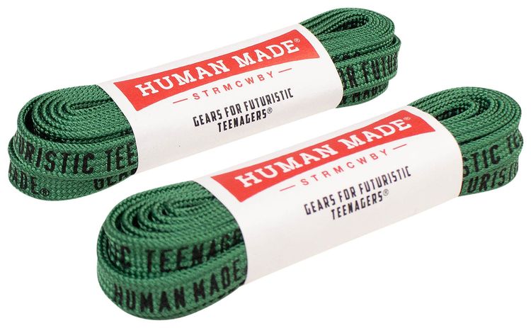 Human Made Gears For Futuristic Teenagers Shoelaces Green