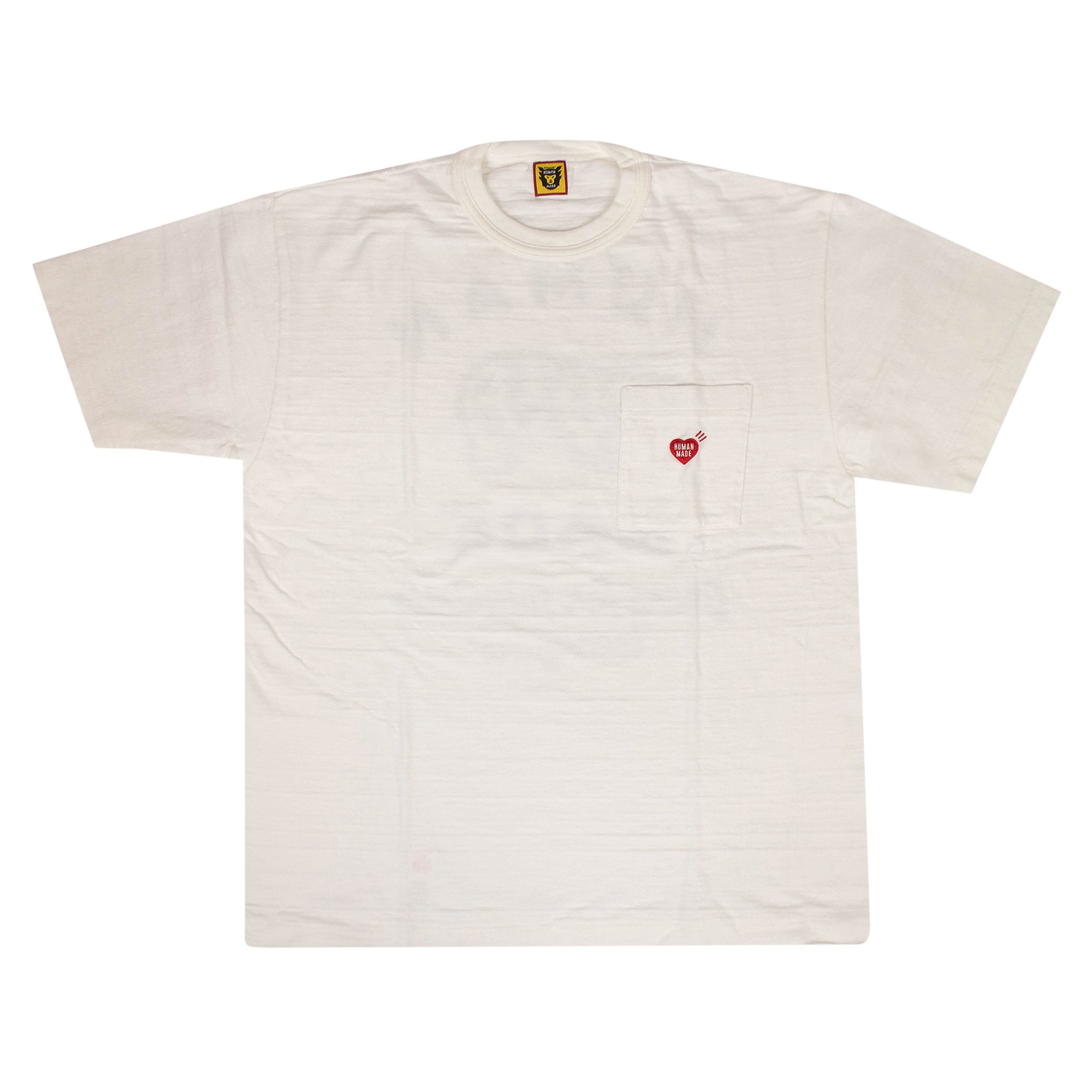 Buy Human Made Polar Bear Logo Pocket Short-Sleeve T-Shirt 'White