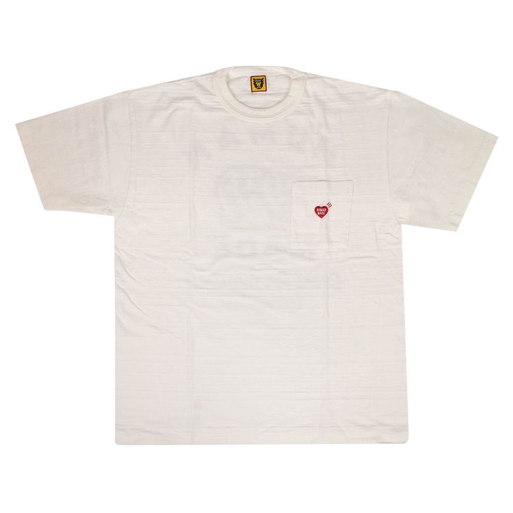 Human Made Polar Bear Logo Pocket Short Sleeve T Shirt White