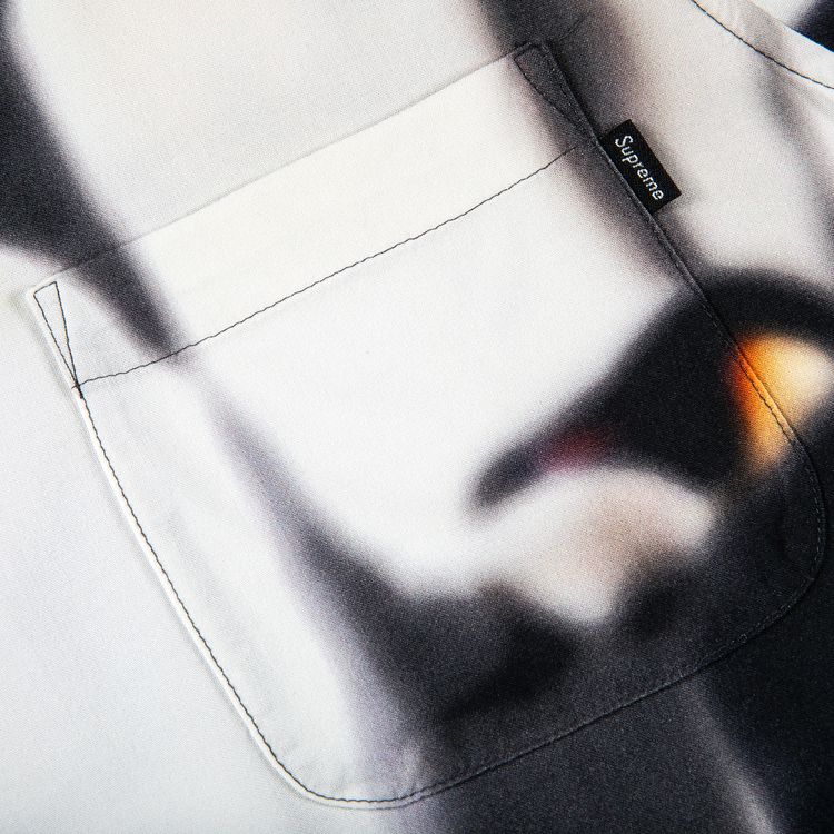 Supreme Penguins Rayon Short Sleeve Shirt Black