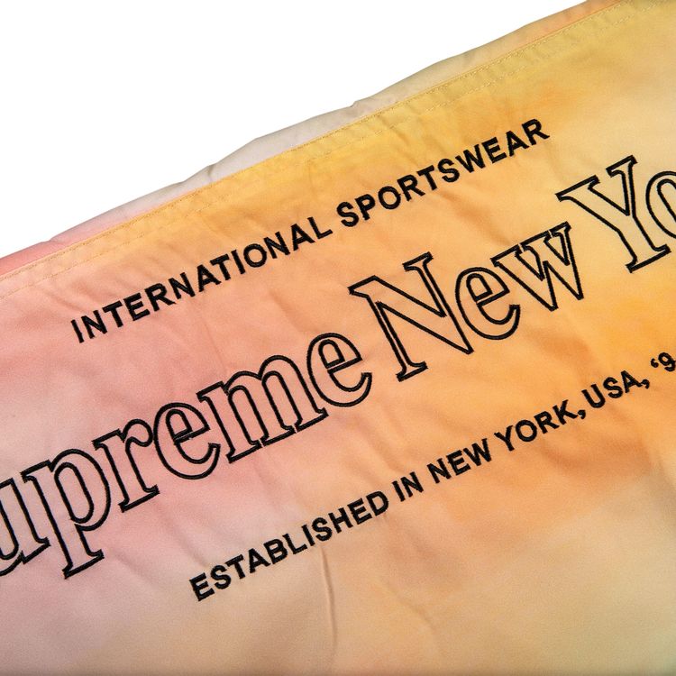 Supreme Side Logo Track Pant Yellow Gradient