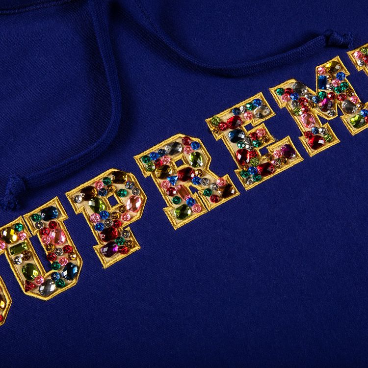 Supreme Jewels Hooded Sweatshirt Dark Royal