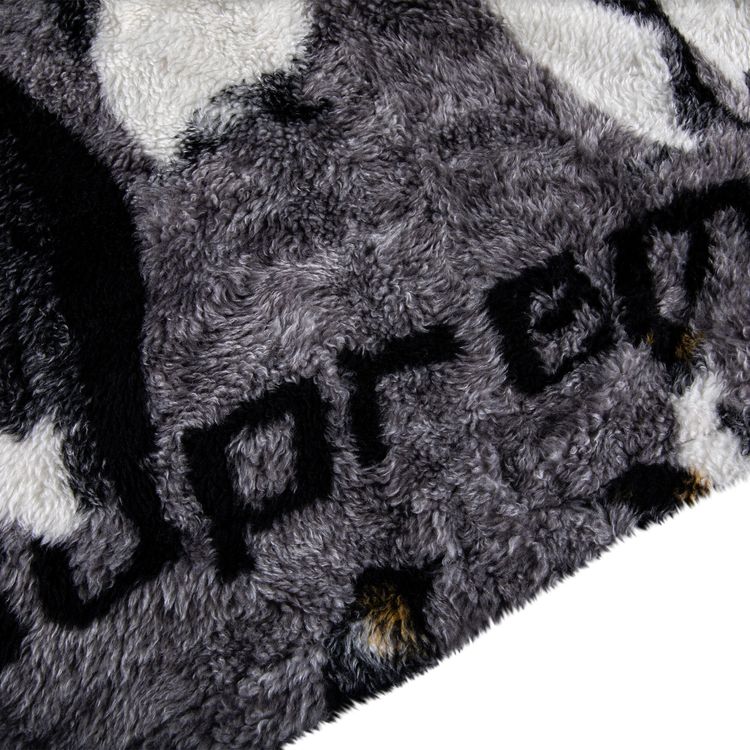 Supreme Penguins Hooded Fleece Jacket Black