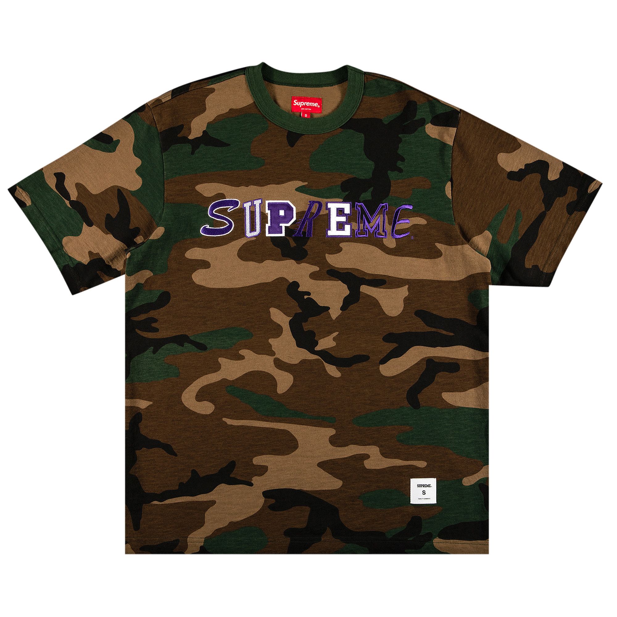 Supreme Capital S/S Tee Woodland Camo (SS25) – STEALPLUG KL