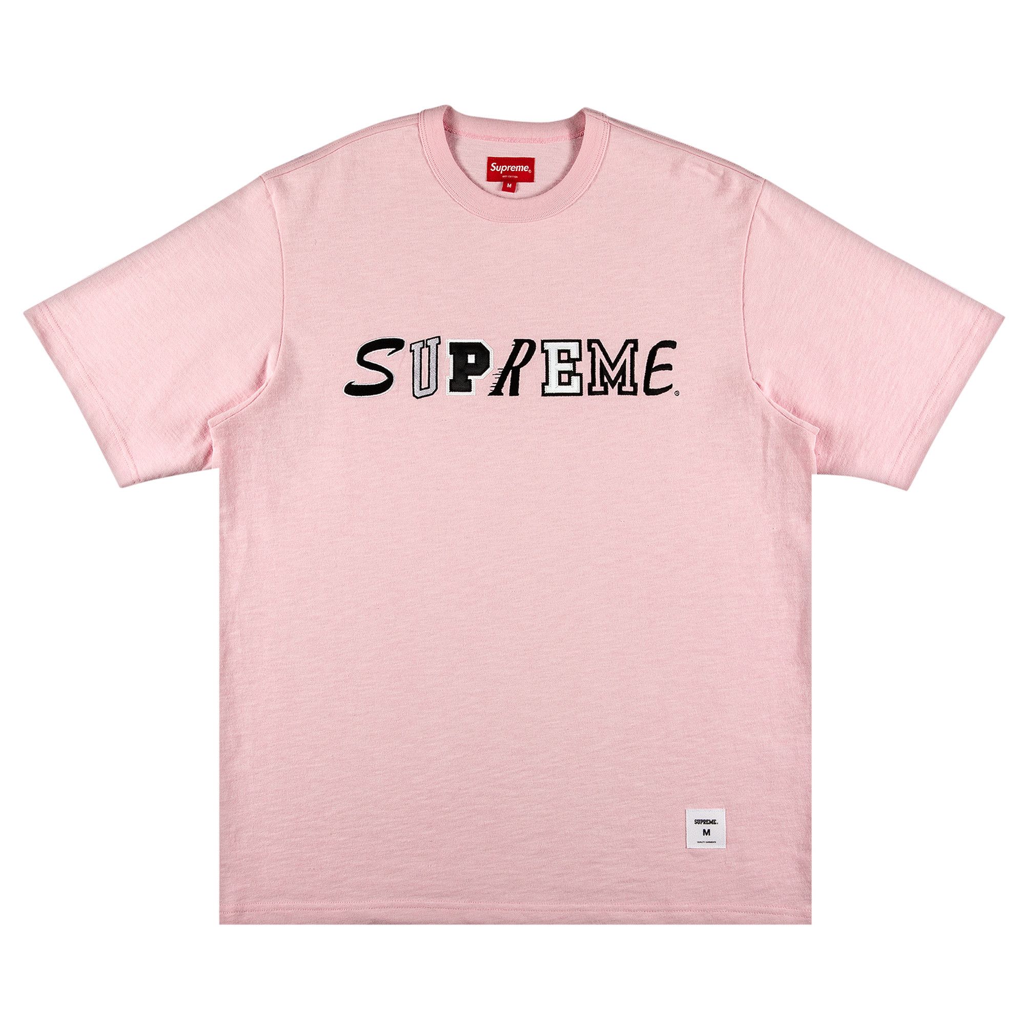 Buy Supreme Collage Logo Short-Sleeve Top 'Pink' - FW20KN76