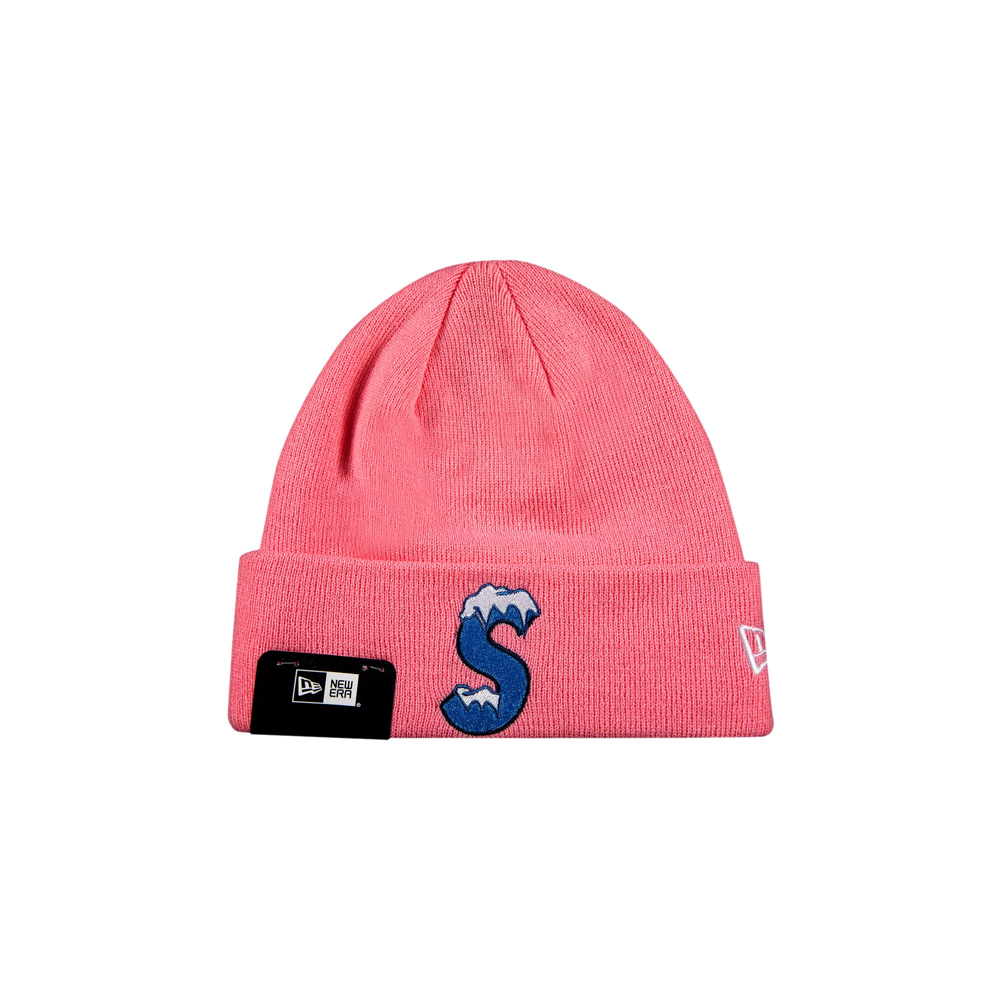 Supreme x New Era S Logo Beanie 'Pink'