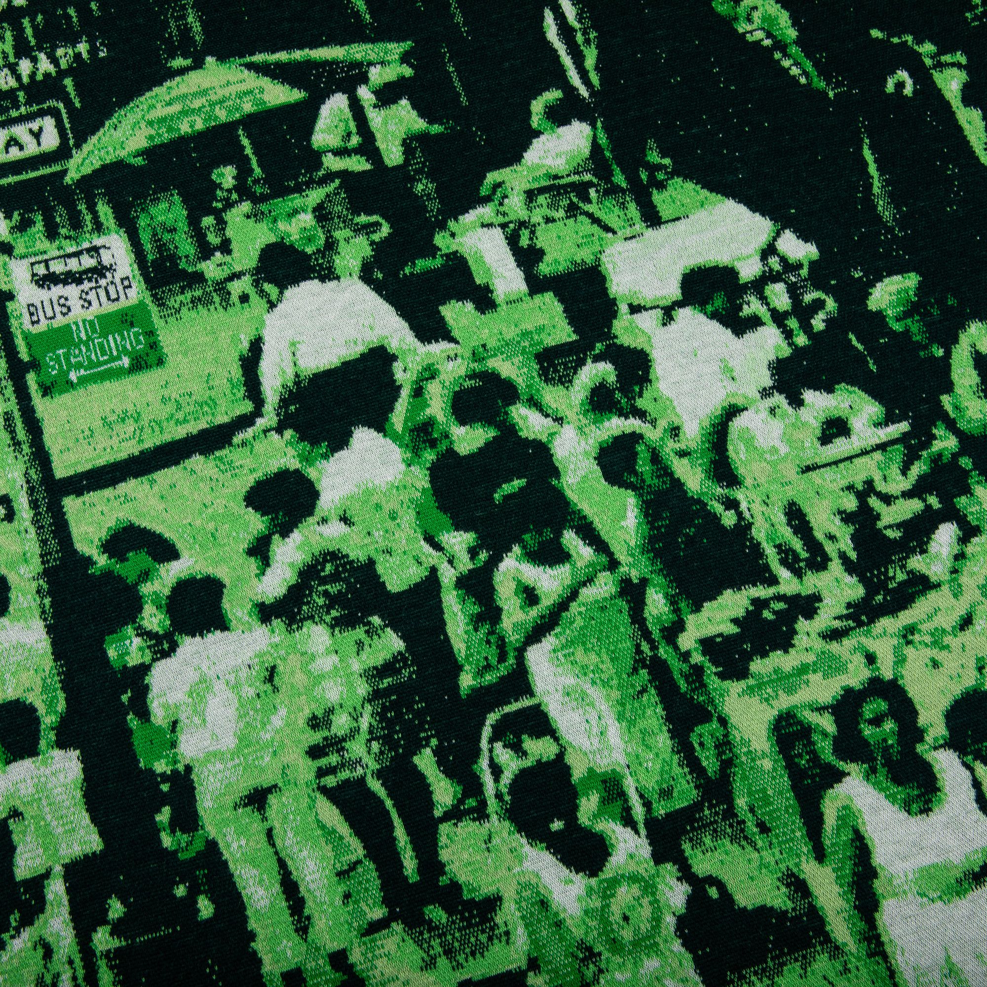 Buy Supreme Street Scene Jacquard Short-Sleeve Top 'Green