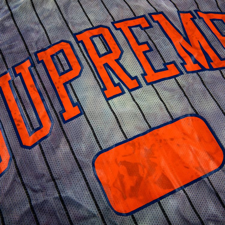Supreme Dyed Basketball Jersey Royal