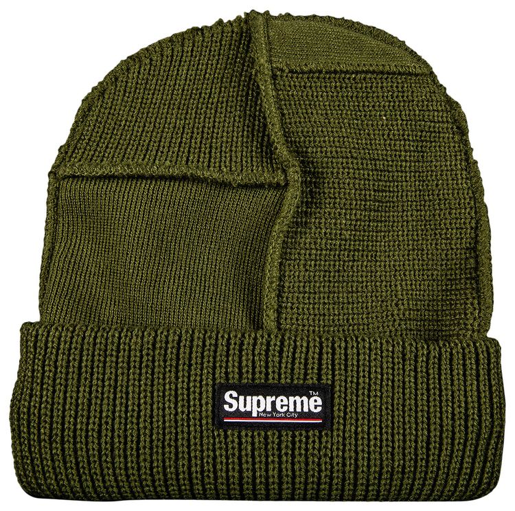 Supreme Paneled Seam Beanie Olive