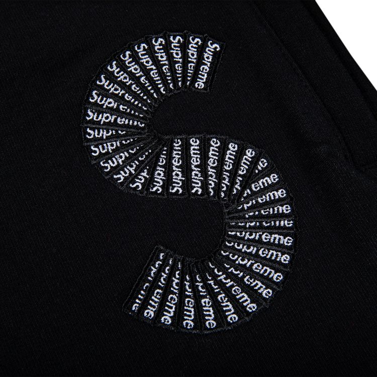 Supreme S Logo Sweatpant Black