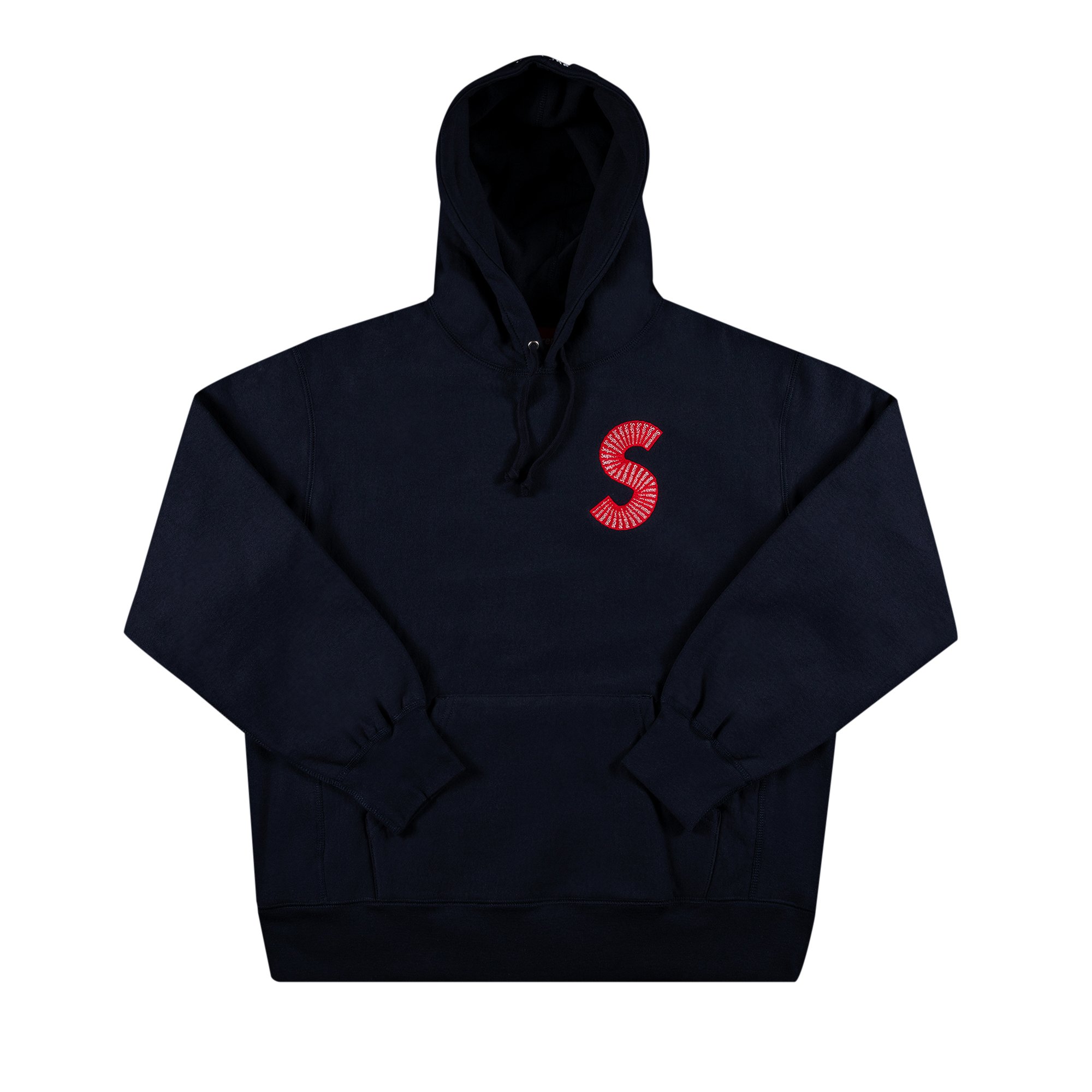 Supreme S Logo Hooded Sweatshirt 'Navy'