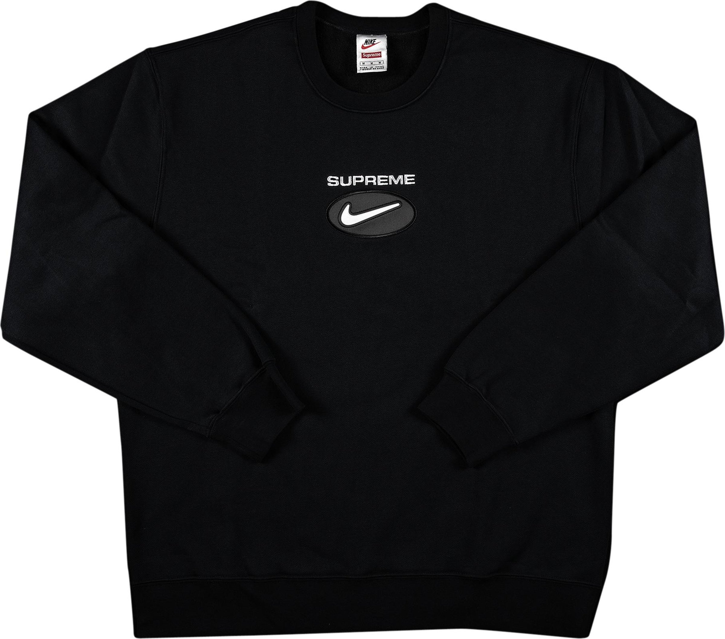 Buy Supreme x Nike Jewel Crewneck 'Black' - FW20SW87 BLACK | GOAT