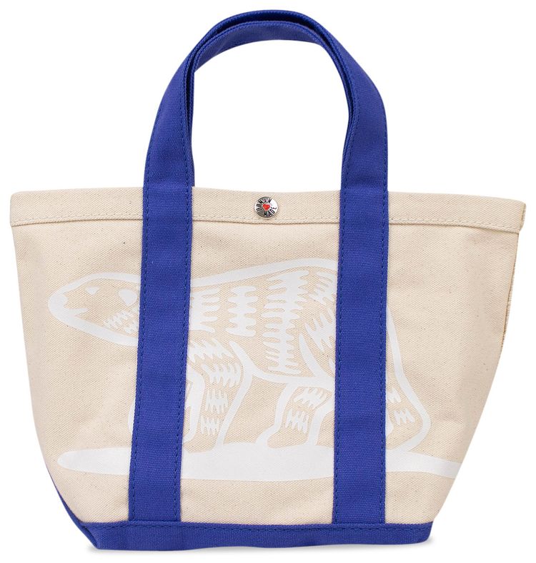 Human Made Canvas Mini Tote Bag BlueGray