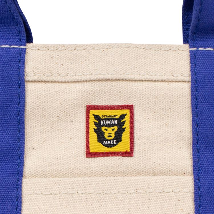 Human Made Canvas Mini Tote Bag BlueGray