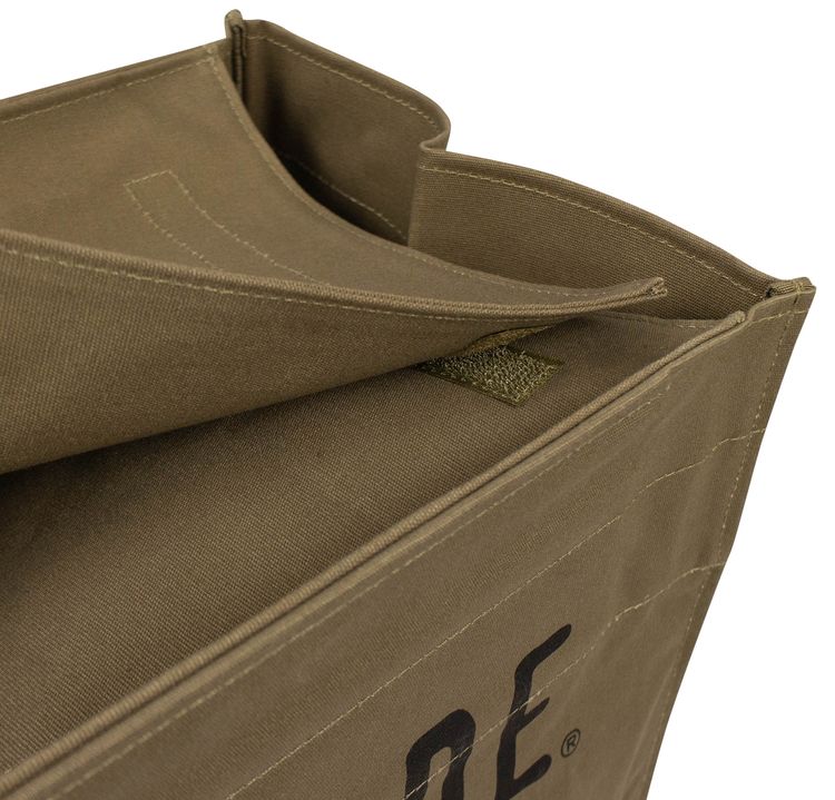 Human Made Large Box Tote Bag Olive Green