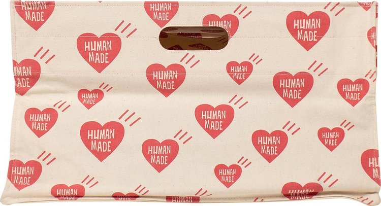 Human Made Heart Box Tote Bag 'White'