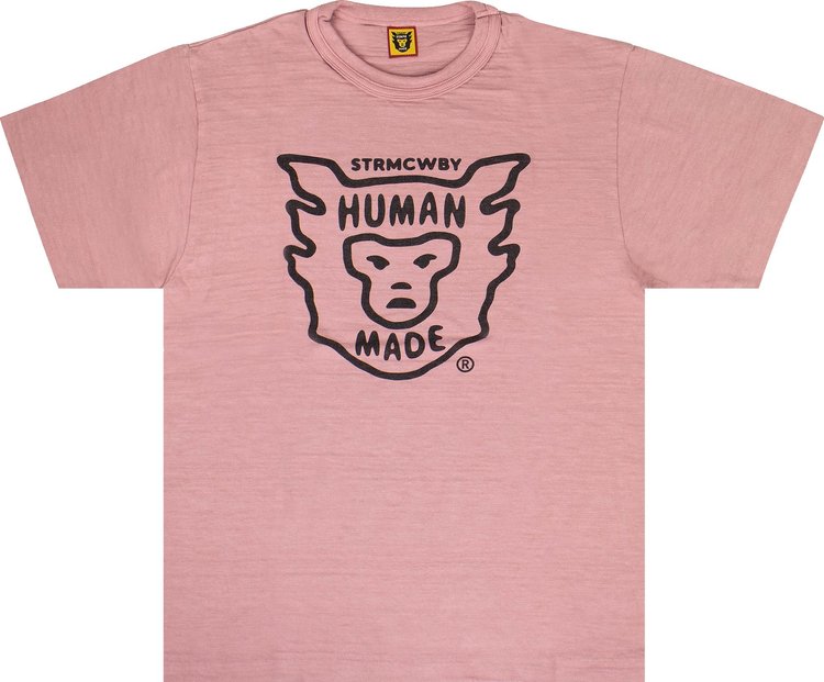 Human Made Face Logo Short-Sleeve T-Shirt 'Pink'
