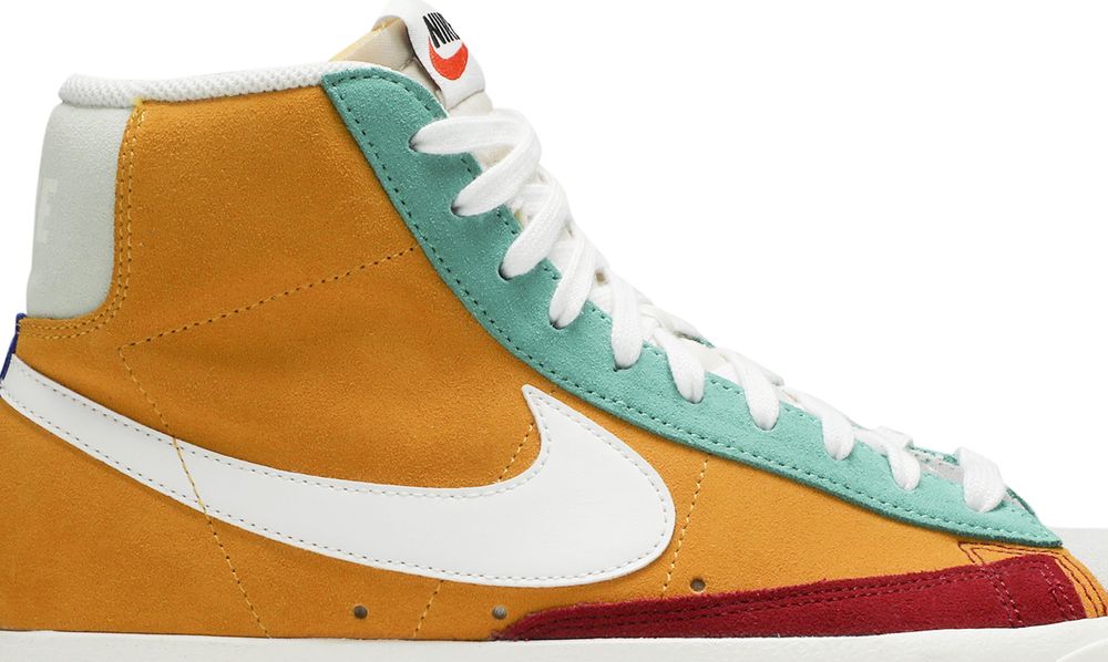 suede blazer mid vintage sneakers