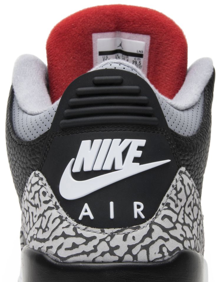 Air Jordan 3 Retro OG Black Cement 2018