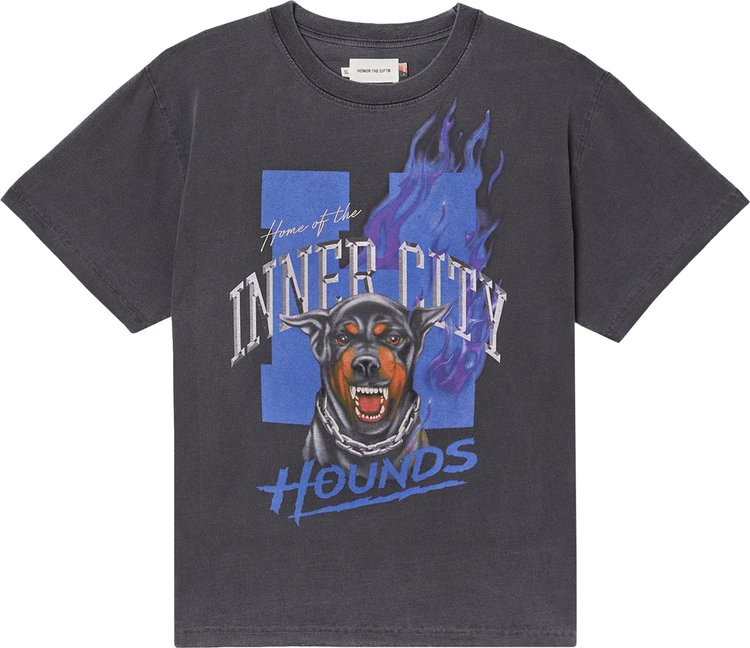 Honor the Gift Hellhound T-Shirt 'Vintage Black'