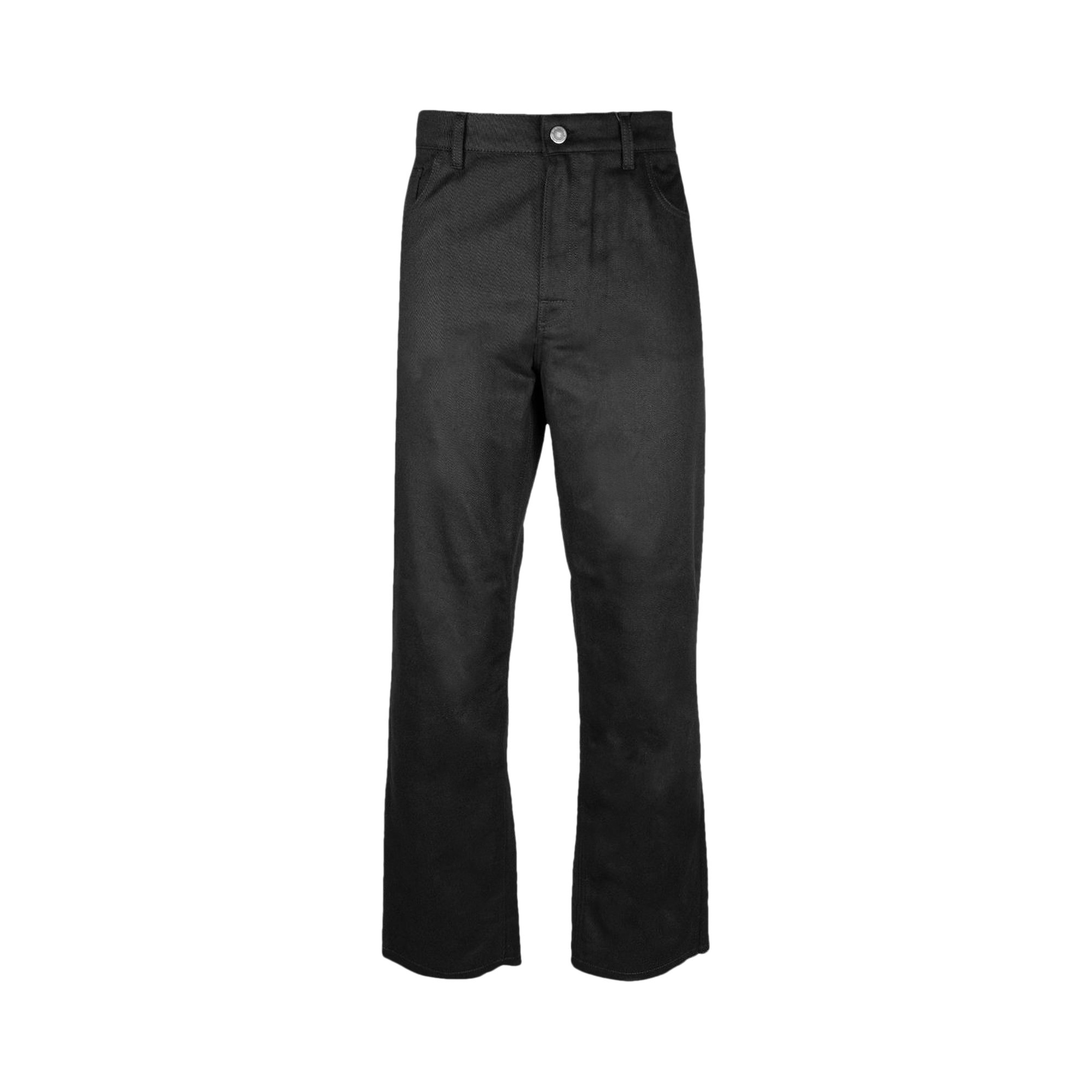 Buy Raf Simons Redux Zip Pocket Cropped Denim Pants 'Black' - 202 