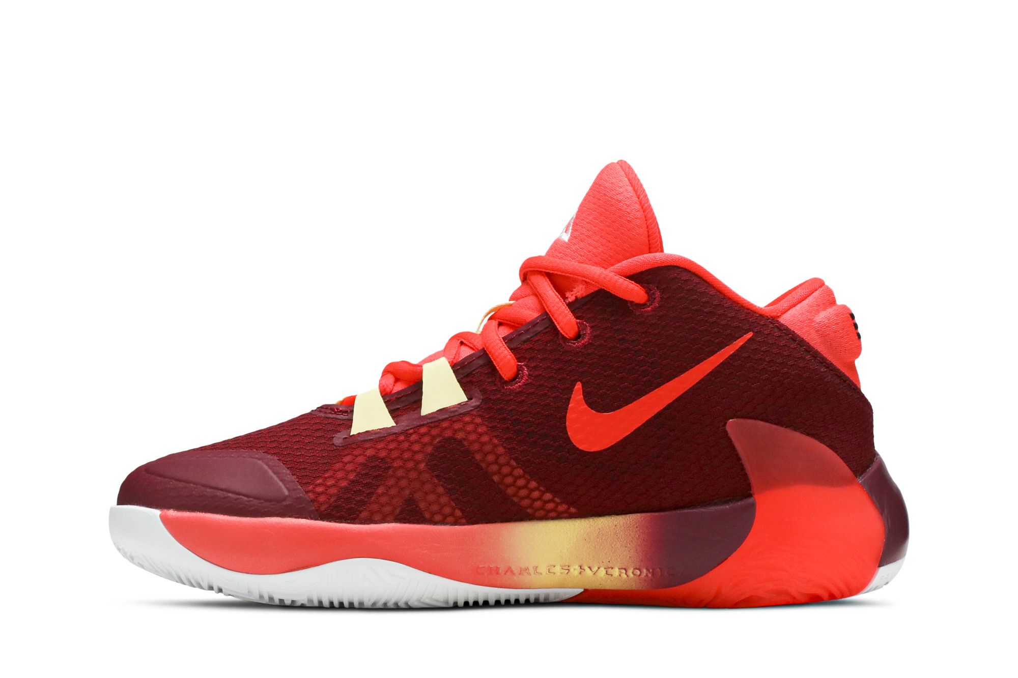 Nike zoom freak 1 red top