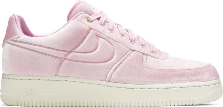 periode ønskelig Stramme Buy Air Force 1 Low '07 Premium 'Pink Velour' - AT4144 600 - Pink | GOAT
