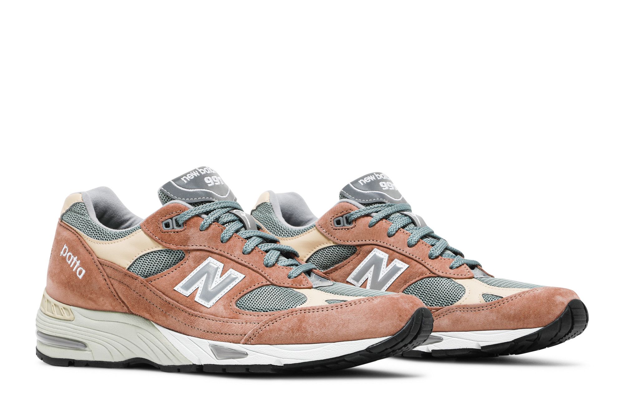 patta x new balance 991 dusty pink