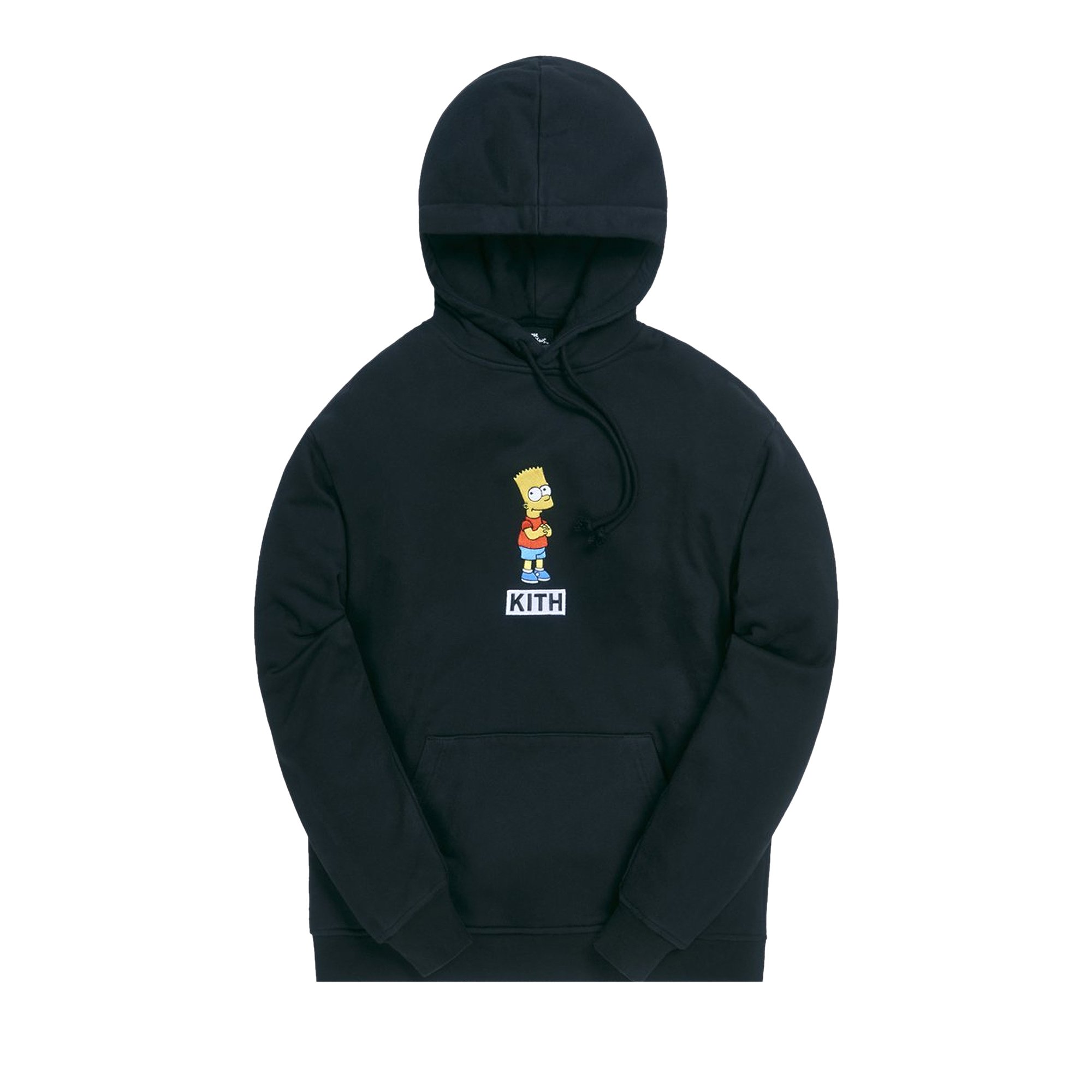 Kith For The Simpsons Bart Logo Hoodie 'Black'