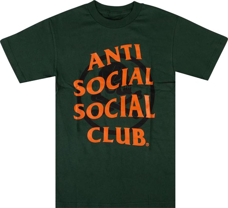 Anti Social Social Club x Neighborhood Cambered T-Shirt 'Green'
