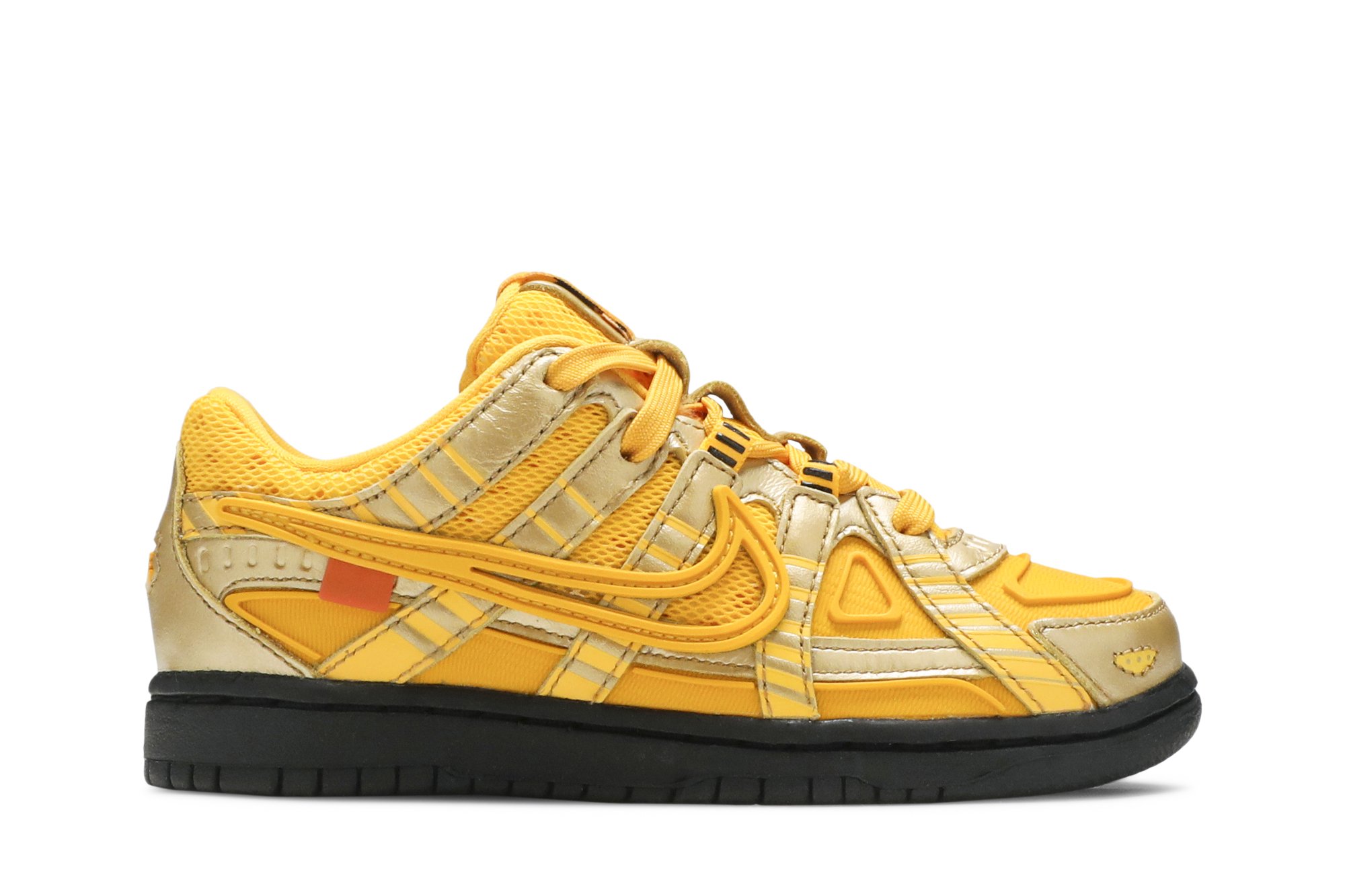 Off-White x Rubber Dunk PS 'University Gold'