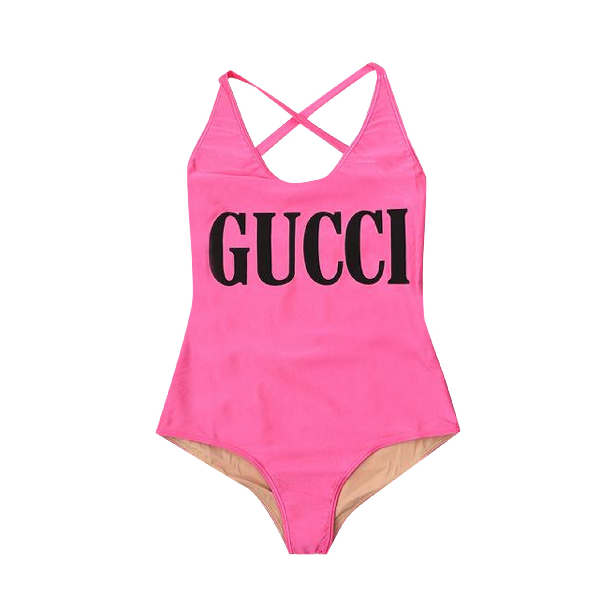 Buy Gucci Logo Swimsuit 'Pink' - 501899 XJANK 5663 | GOAT