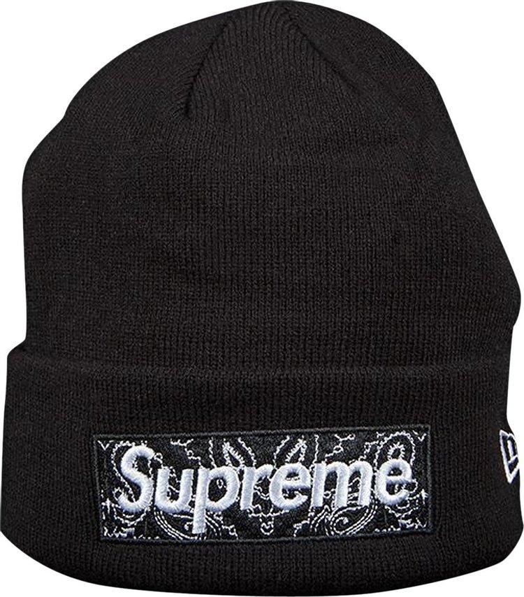 grafiek Gemaakt van oog Buy Supreme x New Era Box Logo Beanie 'Black' - FW19BN4 BLACK | GOAT