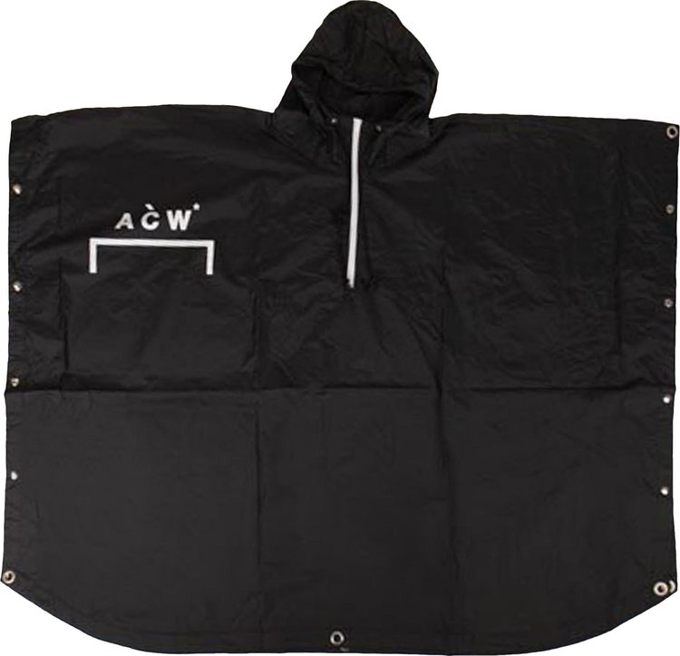 A-Cold-Wall* Oversized Hooded Rain Jacket 'Black'