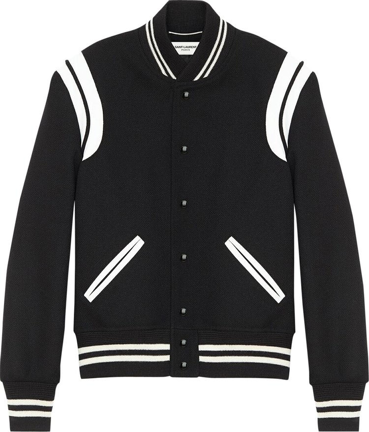 Saint Laurent Teddy Jacket 'Black/White'