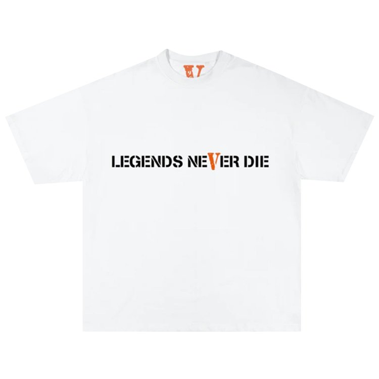 Vlone x Juice WRLD Legends Never Die 999 T-Shirt 'White'