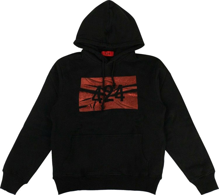 424 Logo Hooded Sweatshirt 'Black'